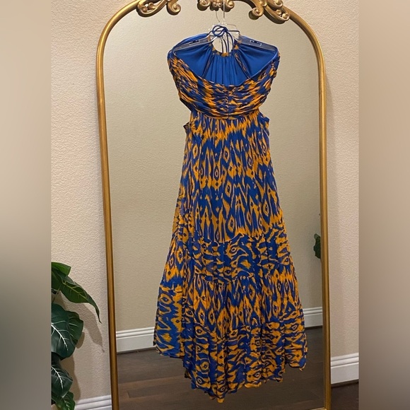 Verb by Pallavi Singhee Halter Cut-Out Midi Dress Resort Wear Size L - Picture 6 of 15